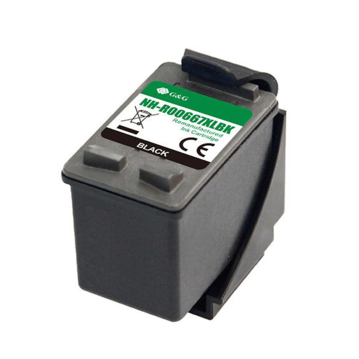 Cartucho de Tinta Alternativo Negro H-667 XL G&amp;G 18 ml