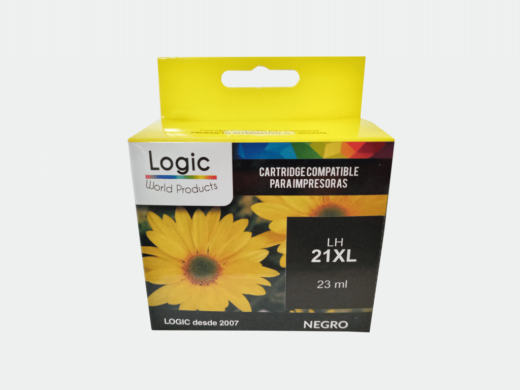 Cartucho Alternativo 21 XL Negro 23ml Logic