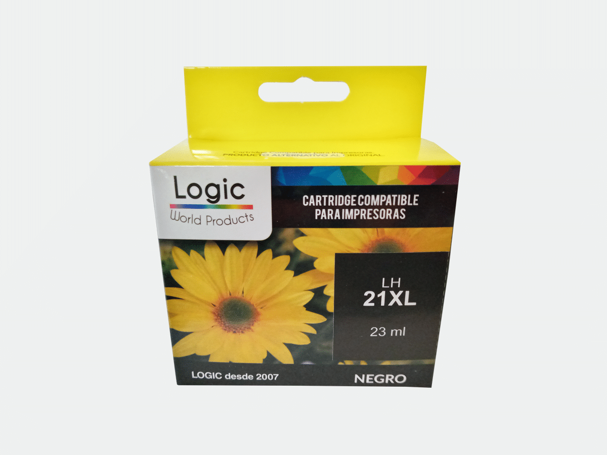 Cartucho Alternativo 21 XL Negro 23ml Logic