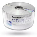 Pack de 50 CD-R Master-G Platinum 52x 700MB con Logo