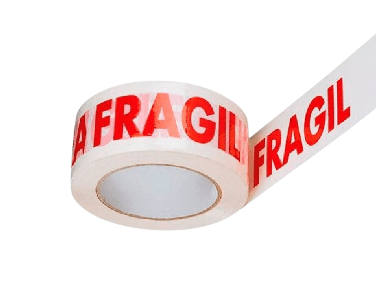 Cinta Fragil Para Embalaje De 45 mm x 40 Metros