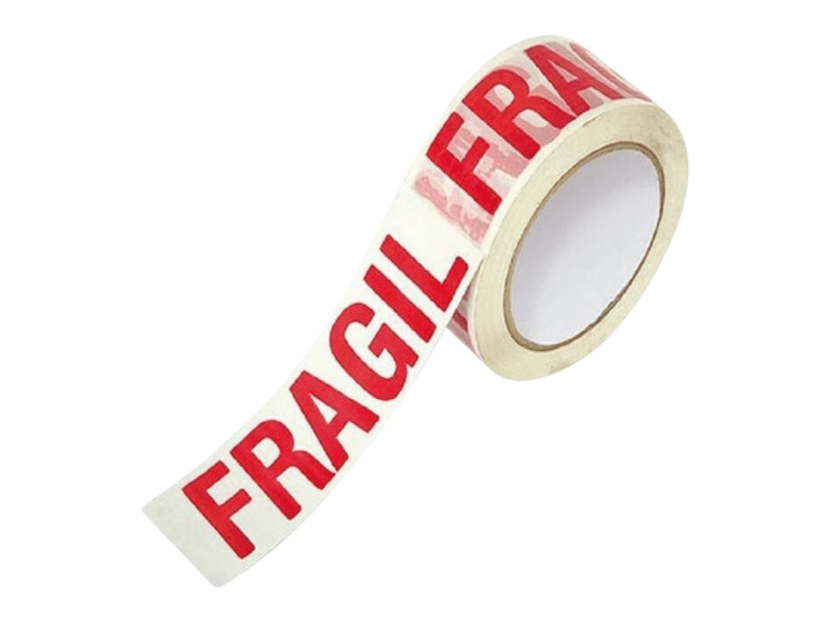 Cinta Fragil Para Embalaje De 45 mm x 40 Metros