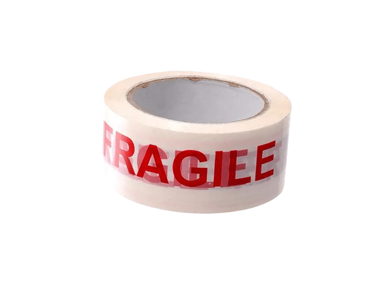 Pack 6 Cintas Fragil Para Embalaje De 45 mm X 40 Metros