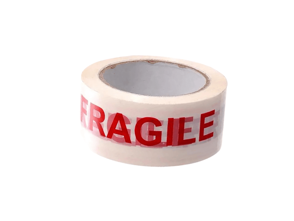 Cinta Fragil Para Embalaje De 45 mm x 40 Metros
