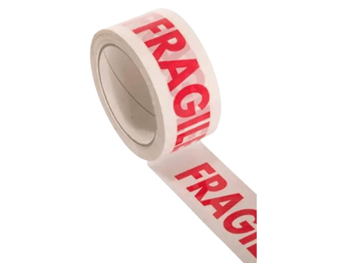 Pack 6 Cintas Fragil Para Embalaje De 45 mm X 40 Metros