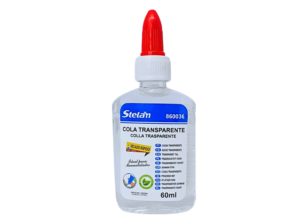 Cola Fría Transparente De 60ml Pegamento Líquido Escolar