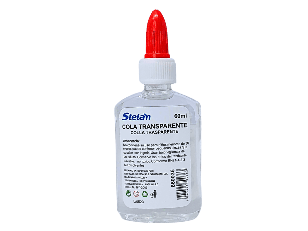 Cola Fría Transparente De 60ml Pegamento Líquido Escolar