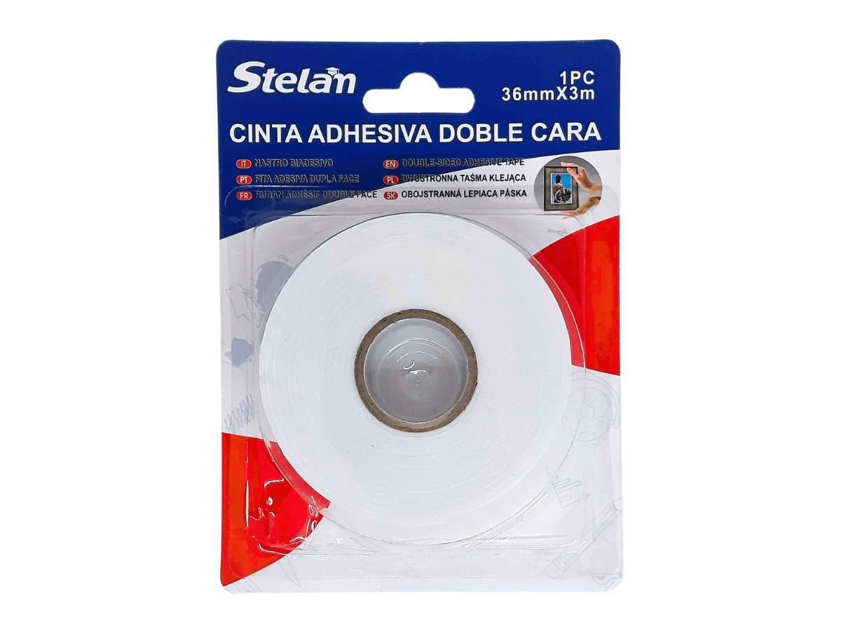 Cinta Doble Contacto 36mm x 3 Metros Cinta Doble Faz Tipo Espuma