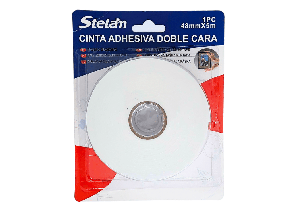 Cinta Doble Contacto 48mm X 5 Metros Cinta Doble Faz Tipo Espuma