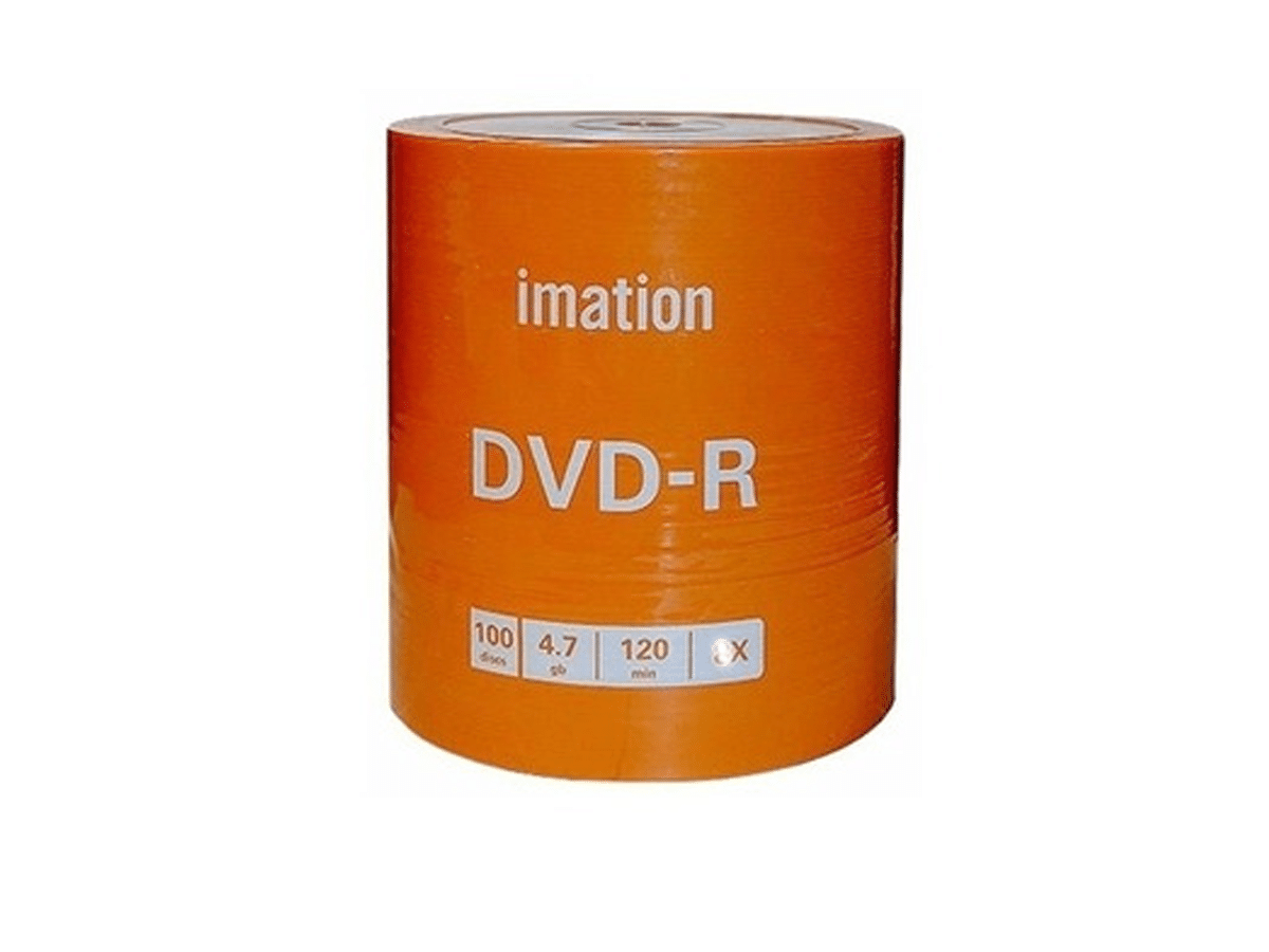DVD-R Imation 16x Con Logo 4.7GB Pack 100 Discos