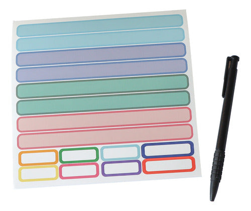 Etiquetas Para Marcar Ropa Y Uniformes Con Diseños Varios