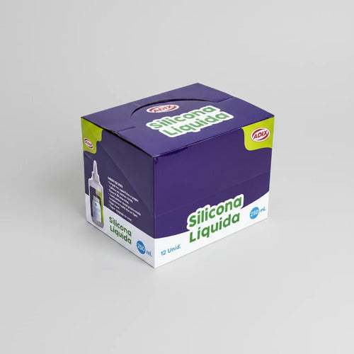 Caja 12 Siliconas Líquidas Adix 250ml Uso Intensivo