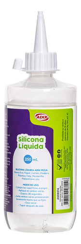 Caja 12 Siliconas Líquidas Adix 250ml Uso Intensivo