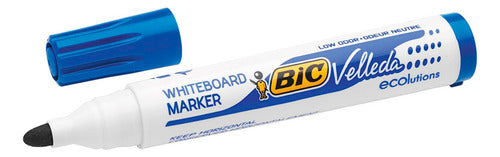 Marcador Bic Para Pizarra Ecolutions Punta Redonda