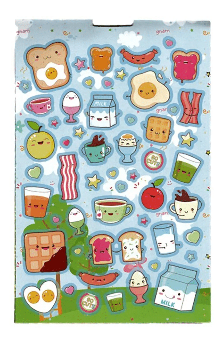 Block De Stickers Ñam Ñam Adetec +250 Stickers