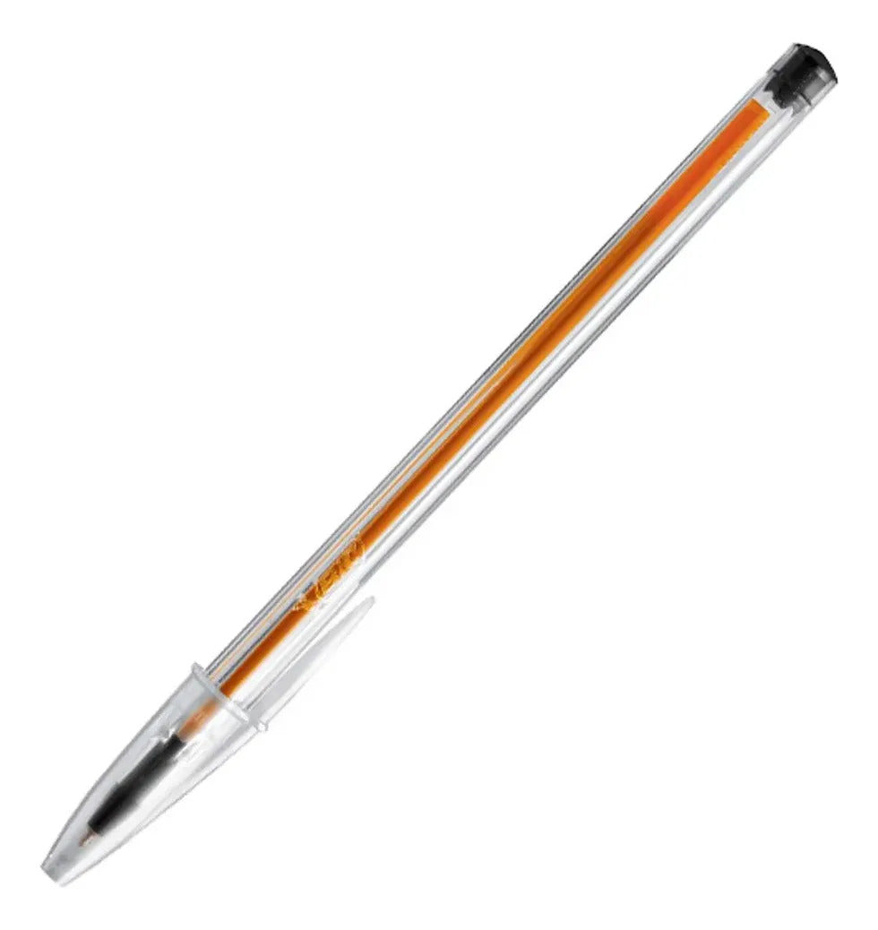 Lápiz Pasta Bic 0.8 Mm Punta Fina Cristal Precisión 50 Und