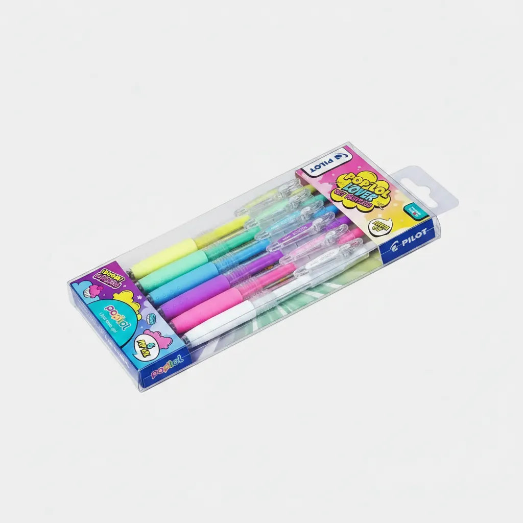 Set 6 Lápices Gel Pilot Pastel Pop Lol 701