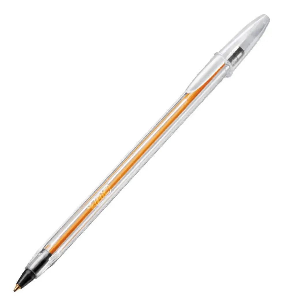 Lápiz Pasta Bic 0.8 Mm Punta Fina Cristal Precisión 50 Und