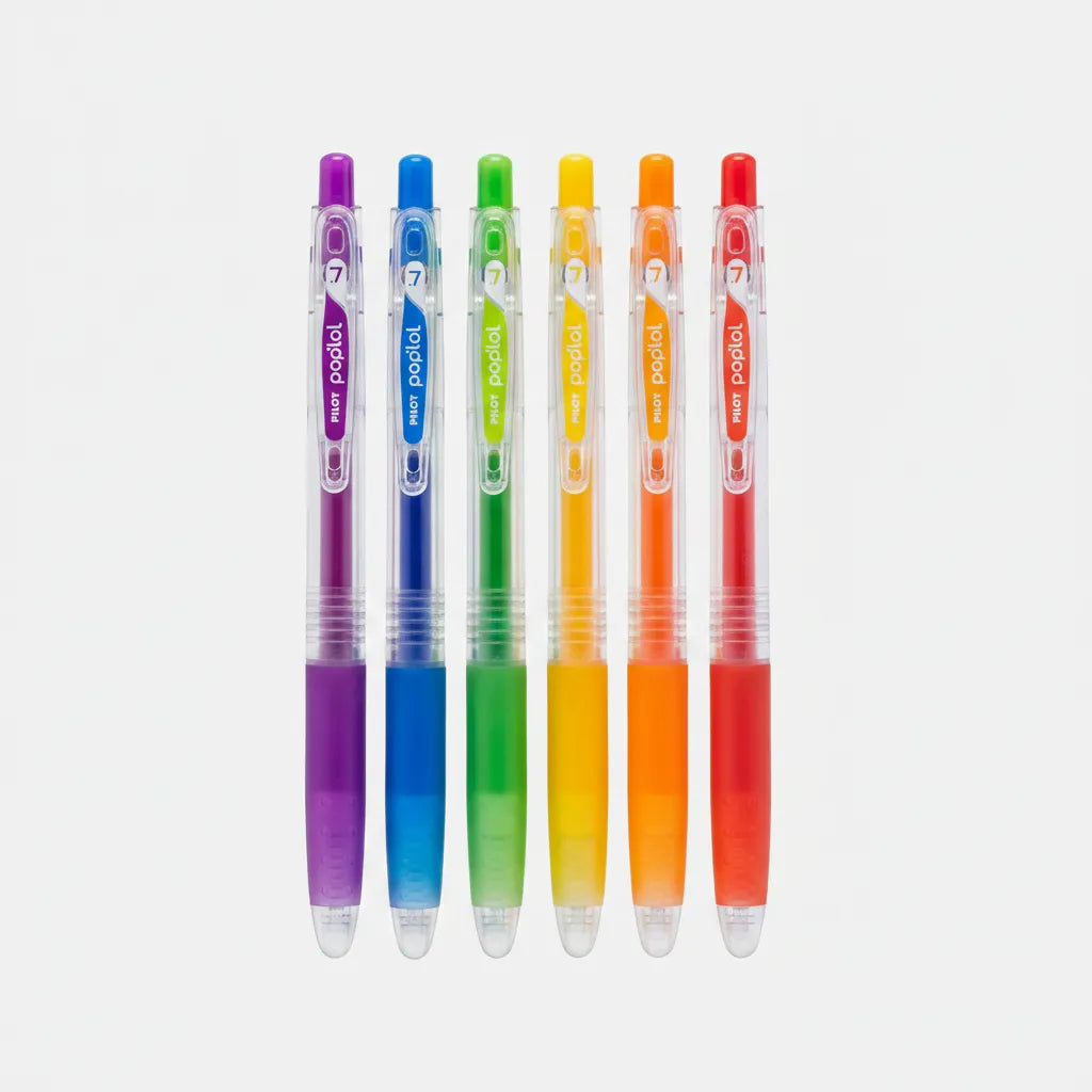 Lápices Gel Pilot Pop Lol Colores Básicos 6u