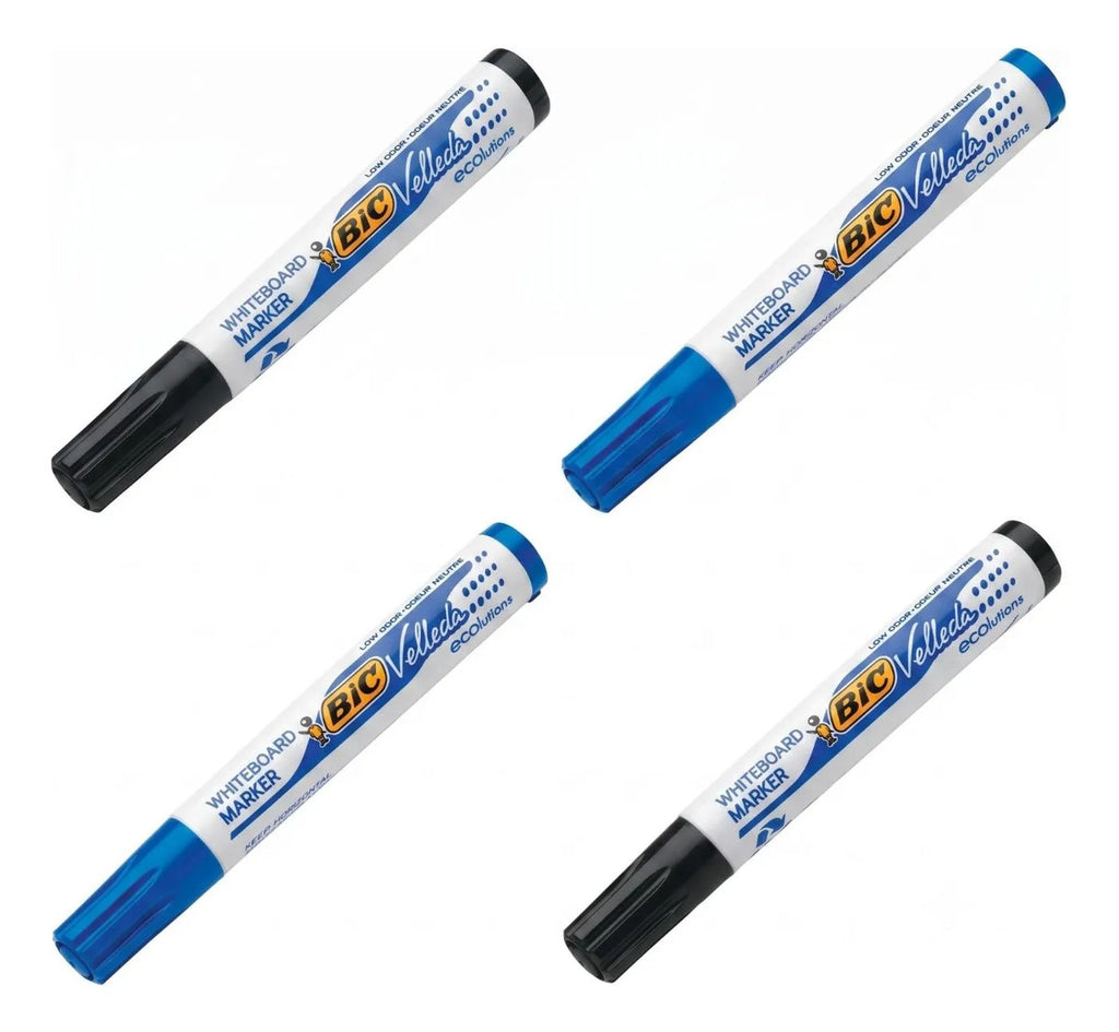 Pack 4 Marcadores BIC Ecolutions Negro y Azul