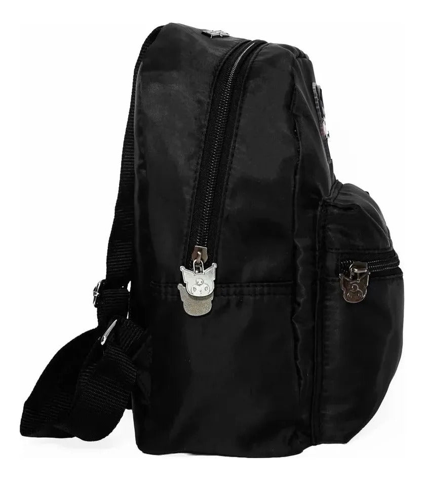 Mochila Kuromi Escolar Infantil Poliéster