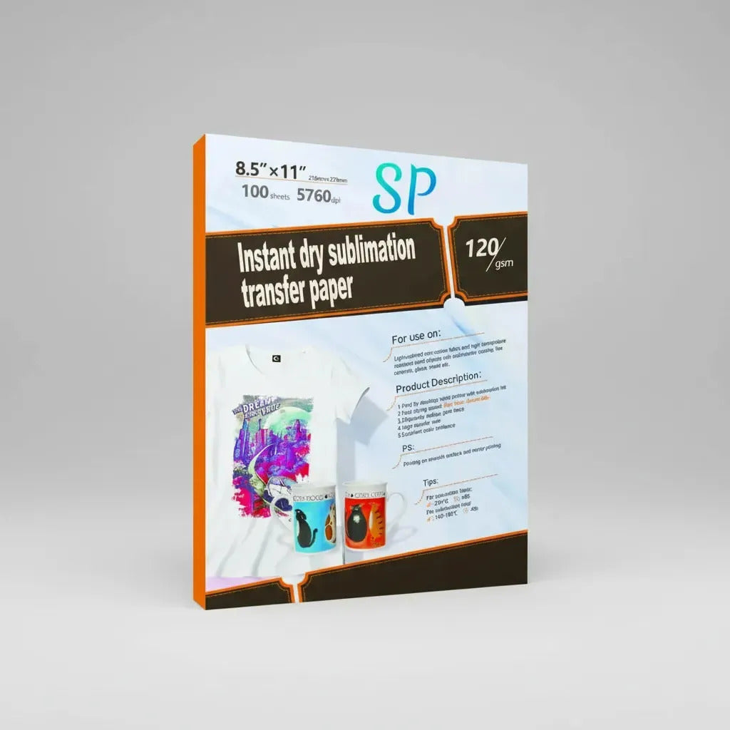 Pack Papel Sublimación Carta + Cinta Térmica