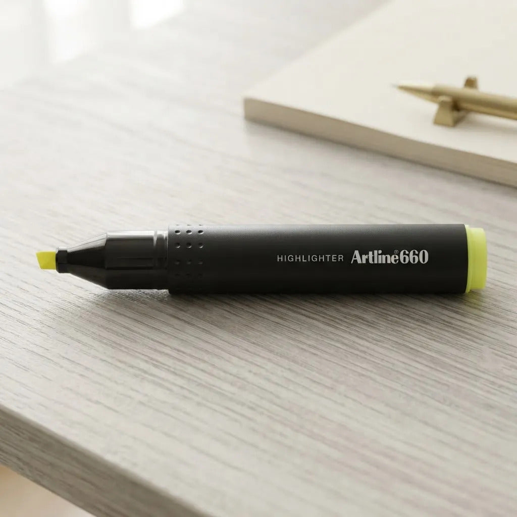 Destacador Artline 660 Punta Biselada 1 Unidad
