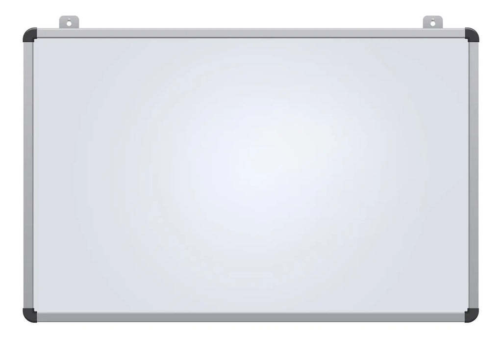 Pizarra Acrílica 120 X 75 Cm Blanca Marco De Aluminio Adetec