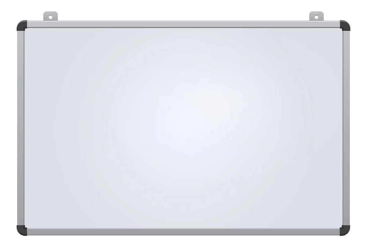 Pizarra Acrílica 120 X 75 Cm Blanca Marco De Aluminio Adetec