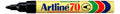 Marcador Permanente Artline 70 Negro 1u
