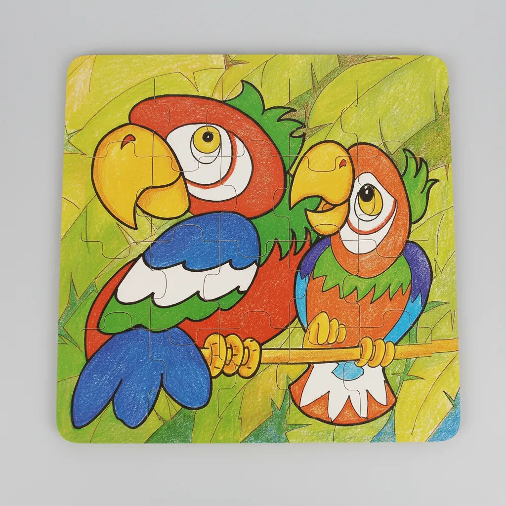 Puzzle de Madera Loro 20 Piezas Dactic