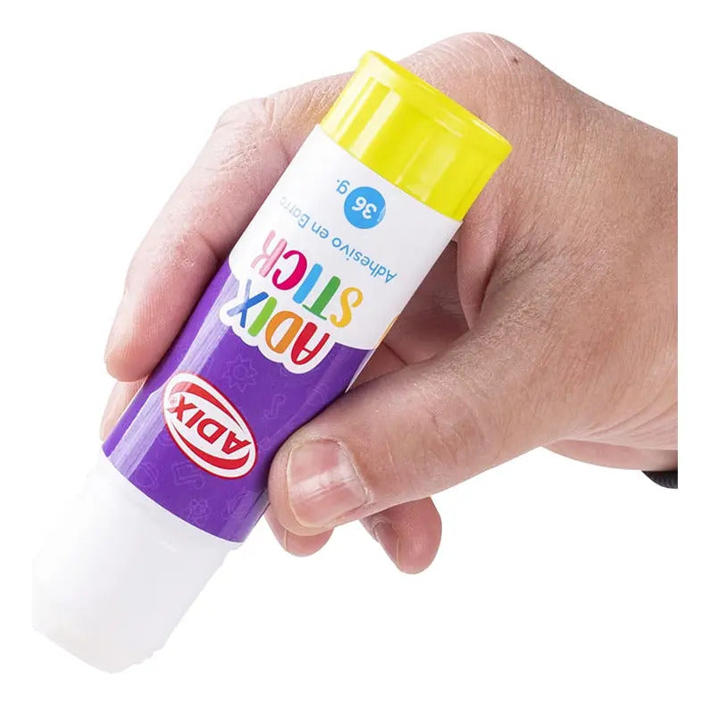 Pegamento en Barra Adix 36g, Escolar Lavable