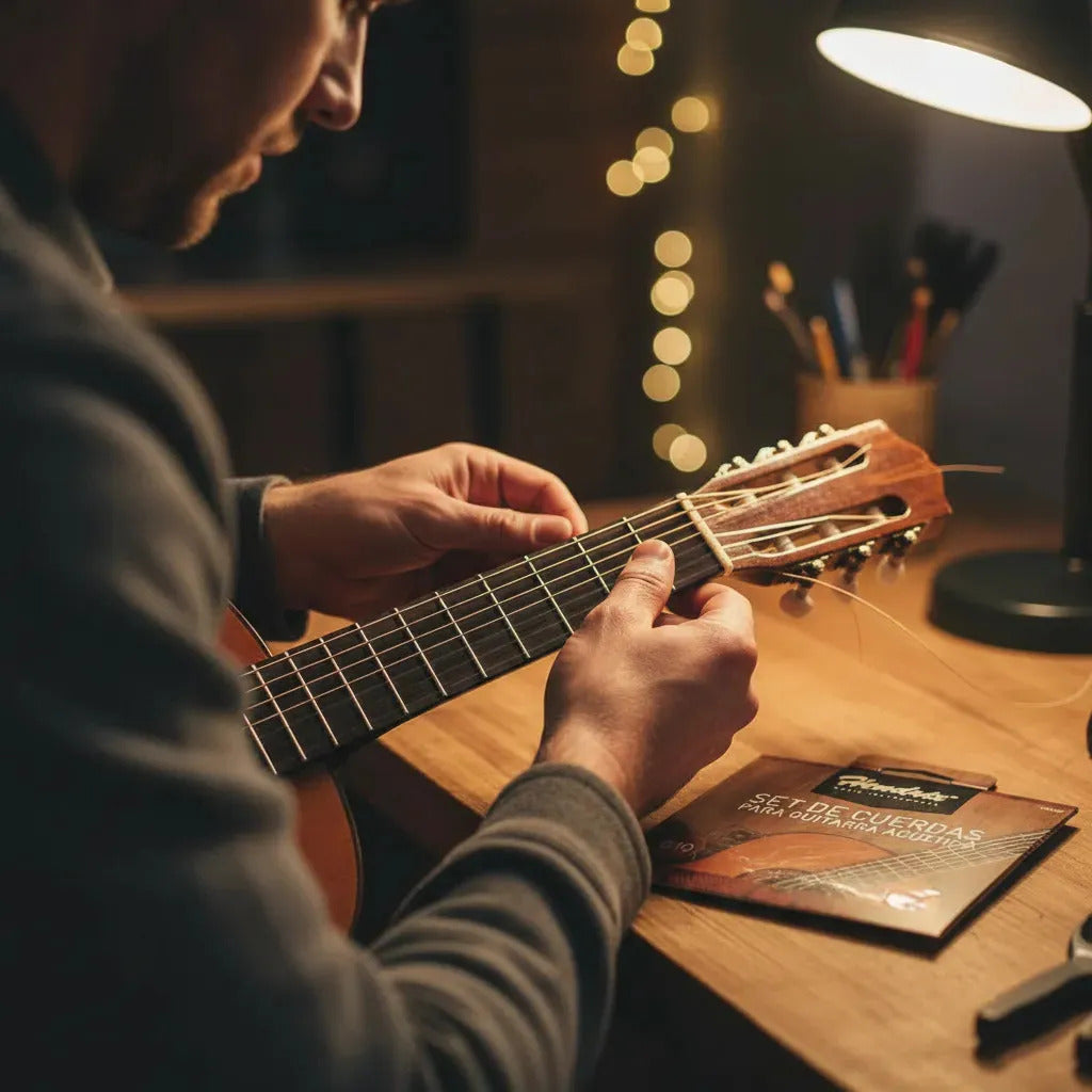 Set 10 Cuerdas para Guitarra Acústica Extra Light Hendrix