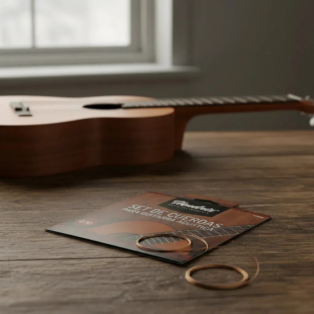 Set 10 Cuerdas para Guitarra Acústica Extra Light Hendrix