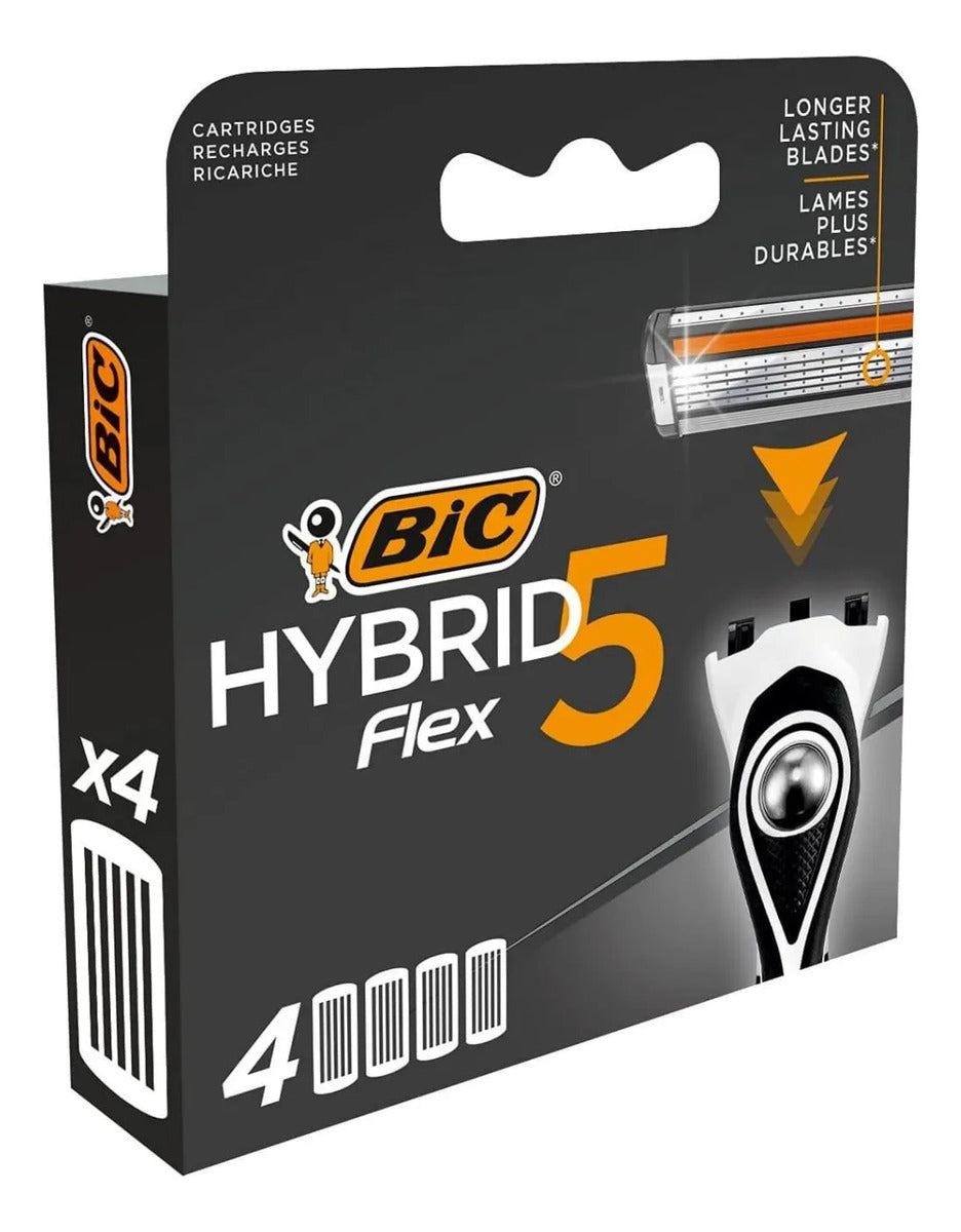 Repuesto Bic Flex 5 Hybrid 4 Cartuchos