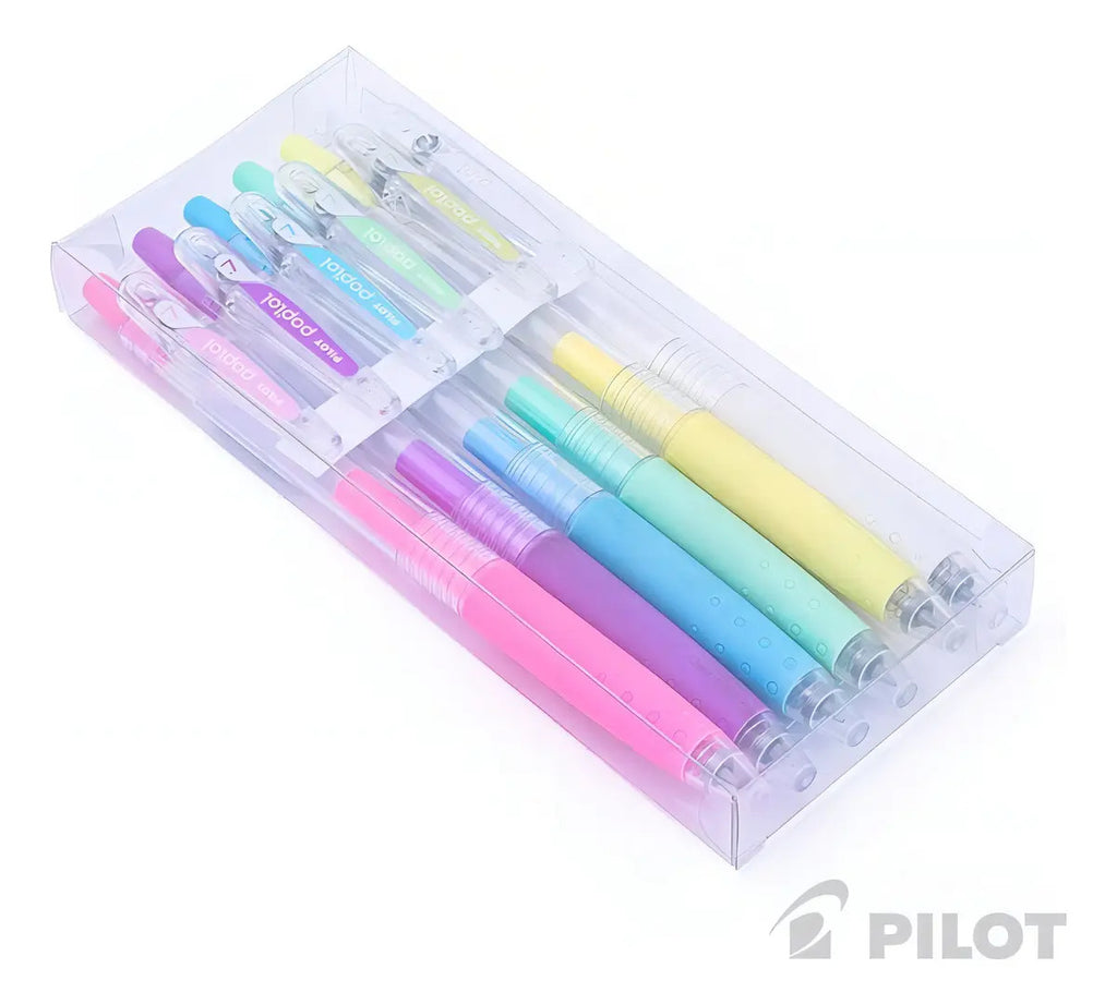 Set 6 Lápices Gel Pilot Pastel Pop Lol 701