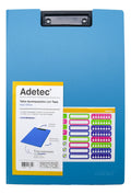 Tabla Apretapapel Oficio Pvc Con Tapa Adetec 1 Unidad