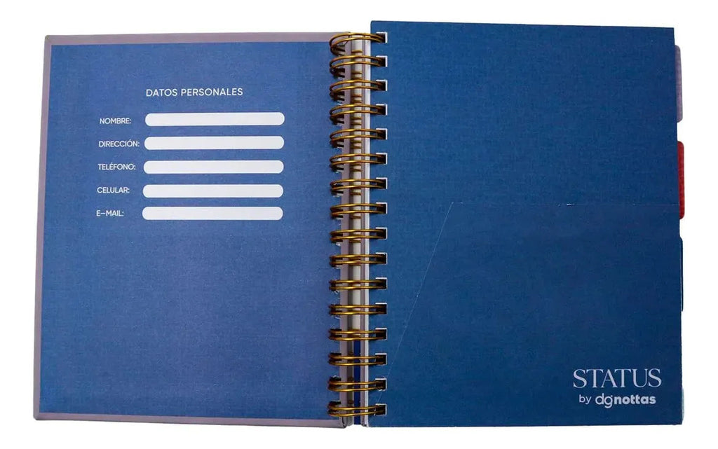 Cuaderno A5 Tapa Dura Dgnottas Cuadriculado
