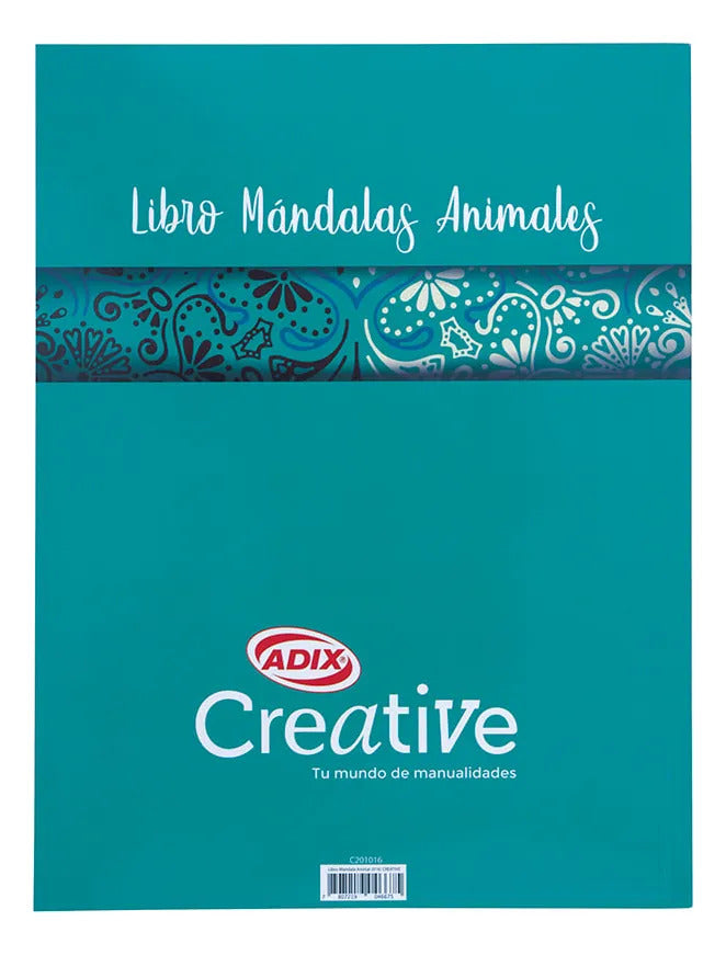 Libro para Colorear Mandala Animal Adix 50 Páginas