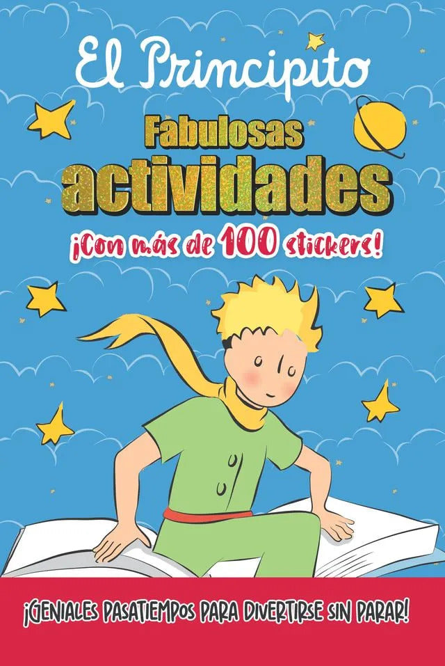 Libro para Colorear El Principito + 100 Stickers