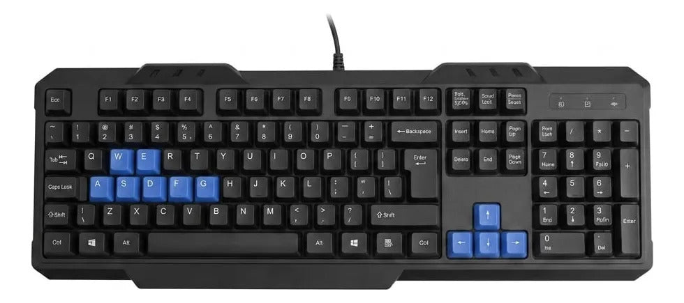 Teclado Multimedia USB DBlue Silencioso con 8 Teclas
