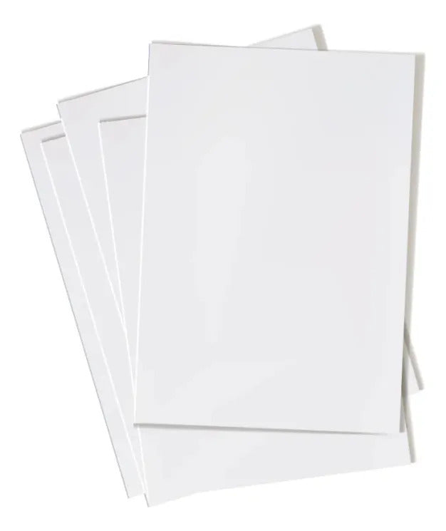 Papel Adhesivo Fotográfico A4 135g Brillante 50h