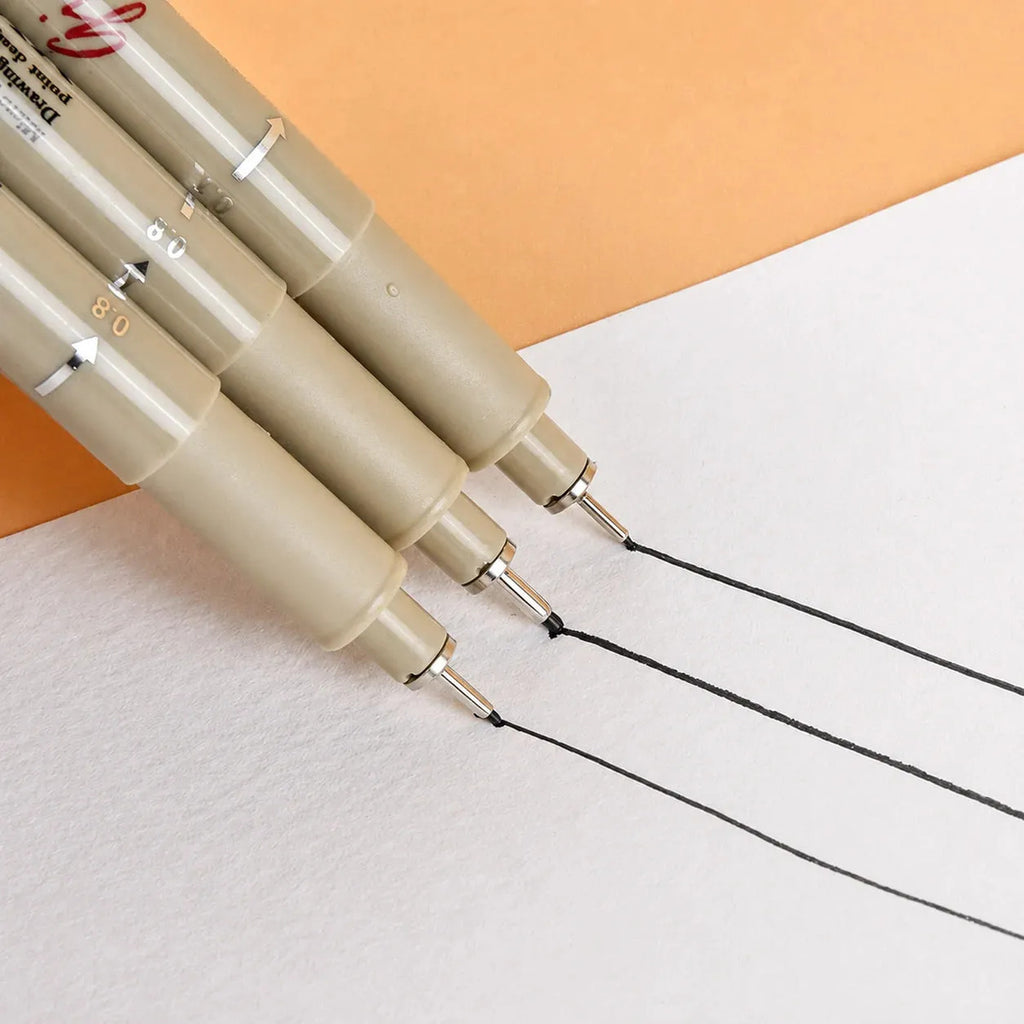 Set 3 Tiralíneas Giorgione Microlineador Dibujo