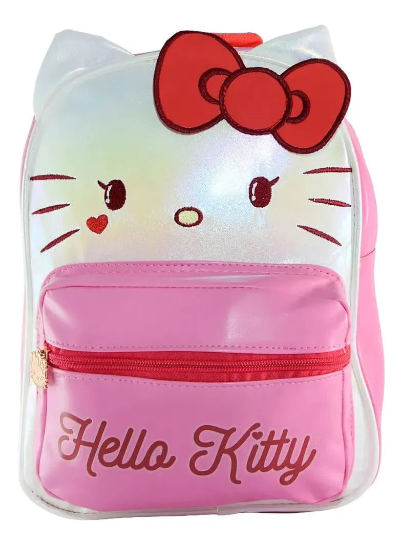Mochila Escolar Hello Kitty Estampada 10L
