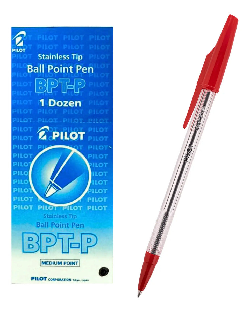 Lápiz Pasta Pilot Bepete Trazo Medio 1.0mm x12