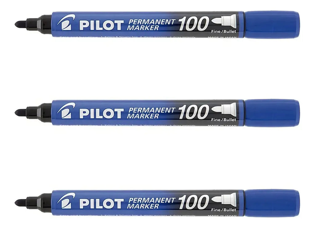 Pack 12 Marcadores Pilot SCA100 Azul Fino