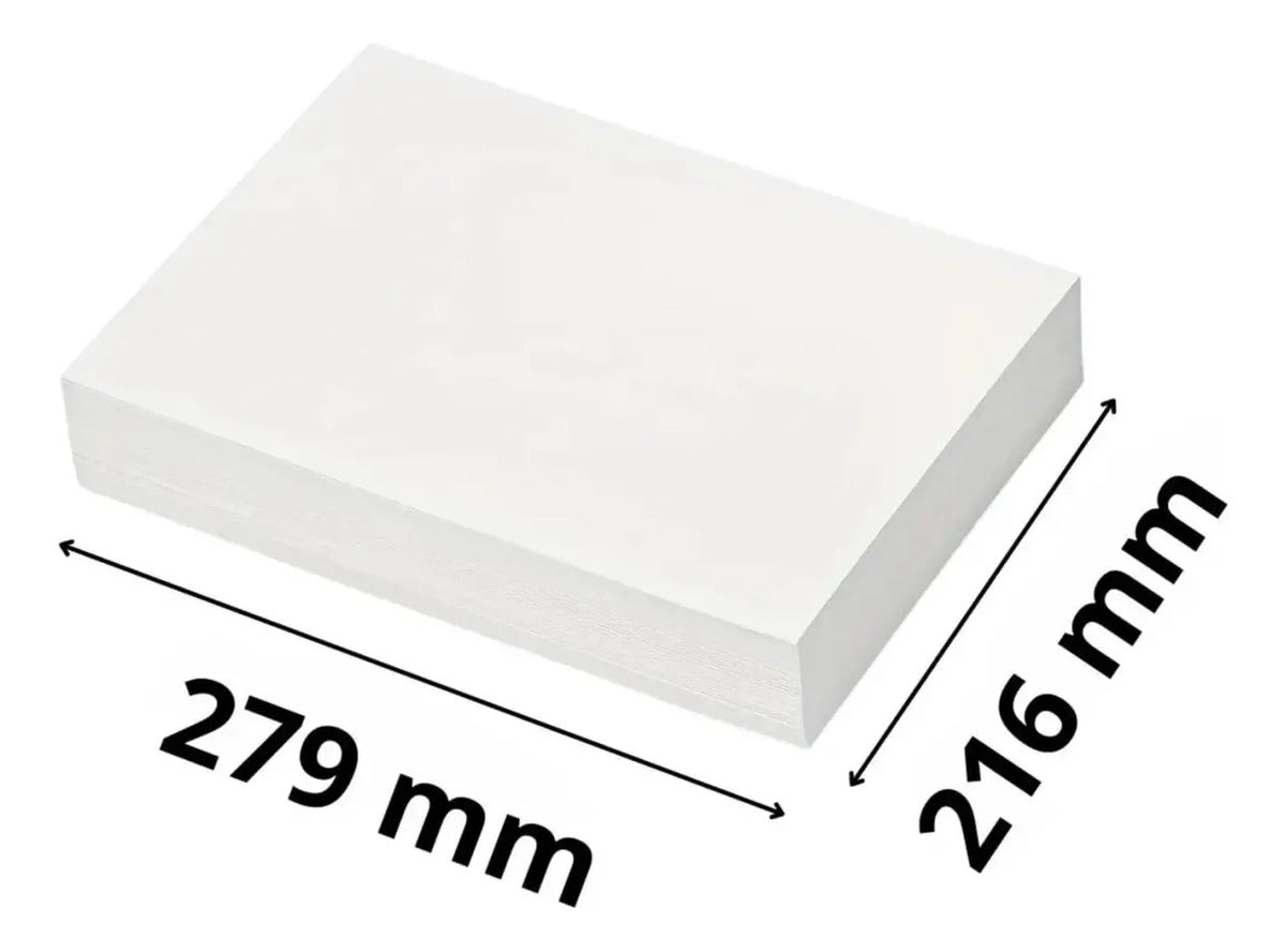 Opalina Tela De 225gr Tamaño Carta 100 Und