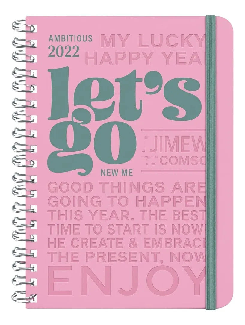Agenda Hope 2027 Día por Página Tapa Dura Rosa