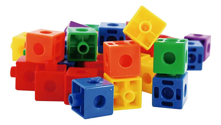 Cubos Conectores Didácticos 130 Piezas Dactic