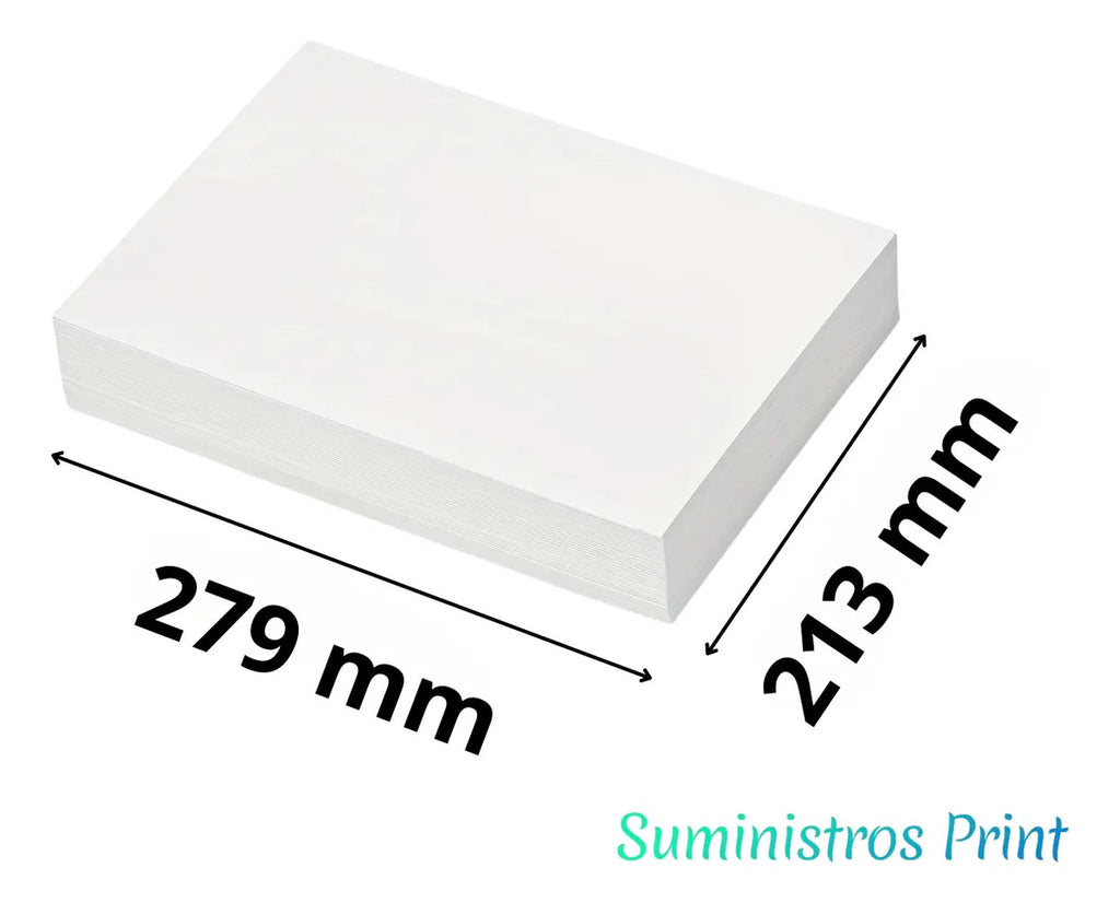 25 Etiquetas Super Resistente UV Inkjet/láser 213x279mm - 6121